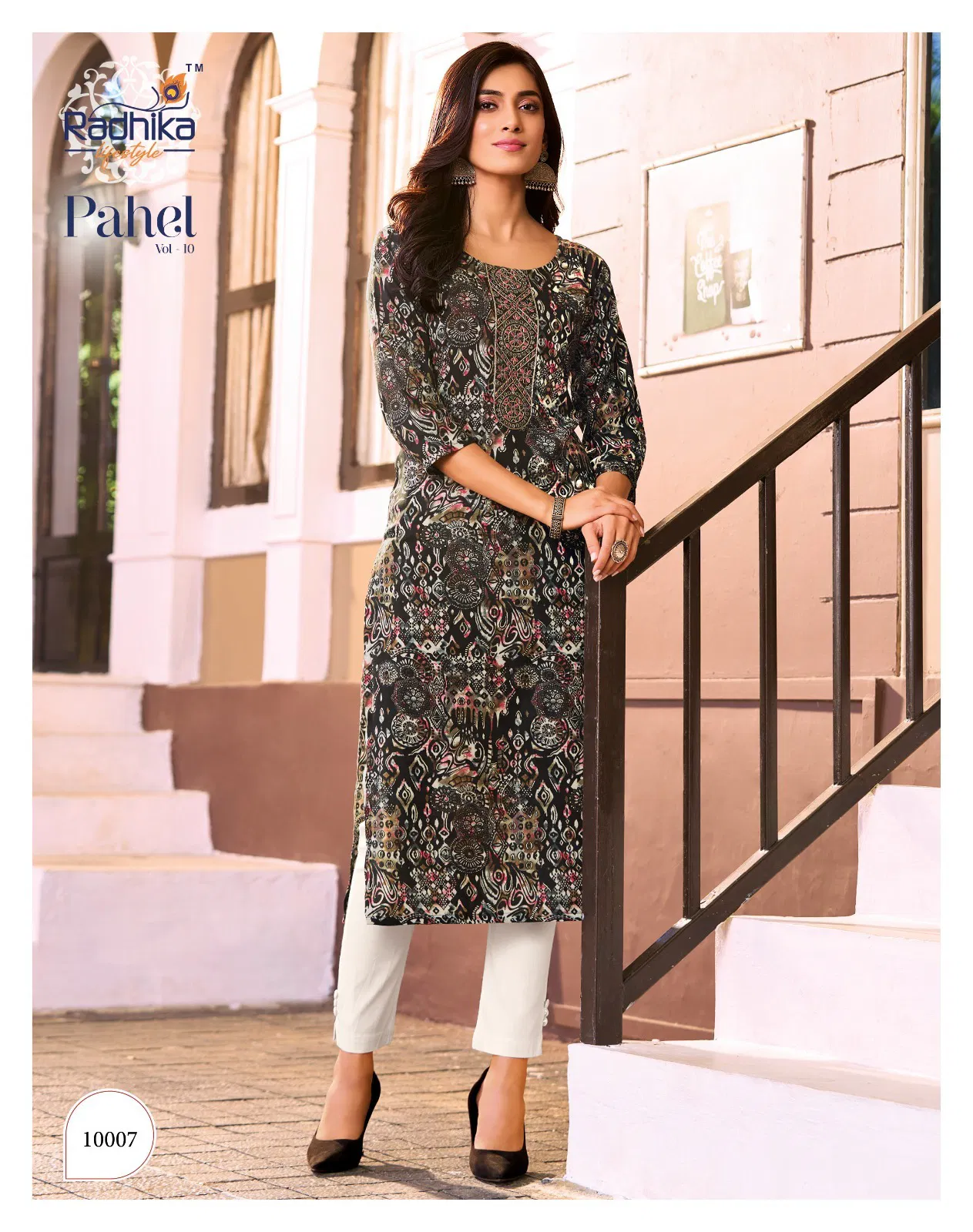 Pahel Vol 10 By Radhika Straight Cut Rayon Printed Kurti Wholesale Online